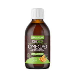 High DHA Plant-Based Omega-3 Orange 225ml AquaOmega