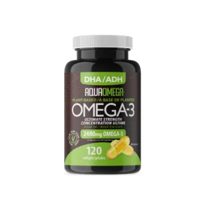 High DHA Plant-Based Omega-3 120 Softgels Caps