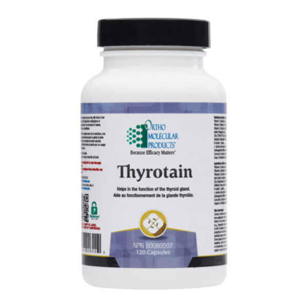Thyrotain 120 Capsules Ortho Molecular Products